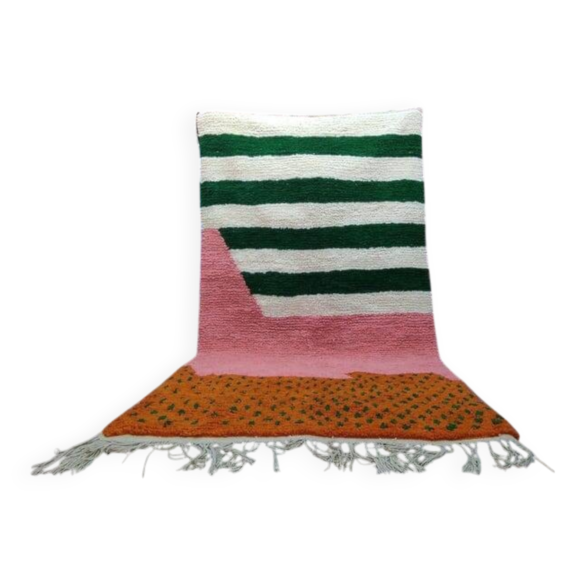 Handmade Beni Ouraine wool rug