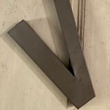 Metal letter V