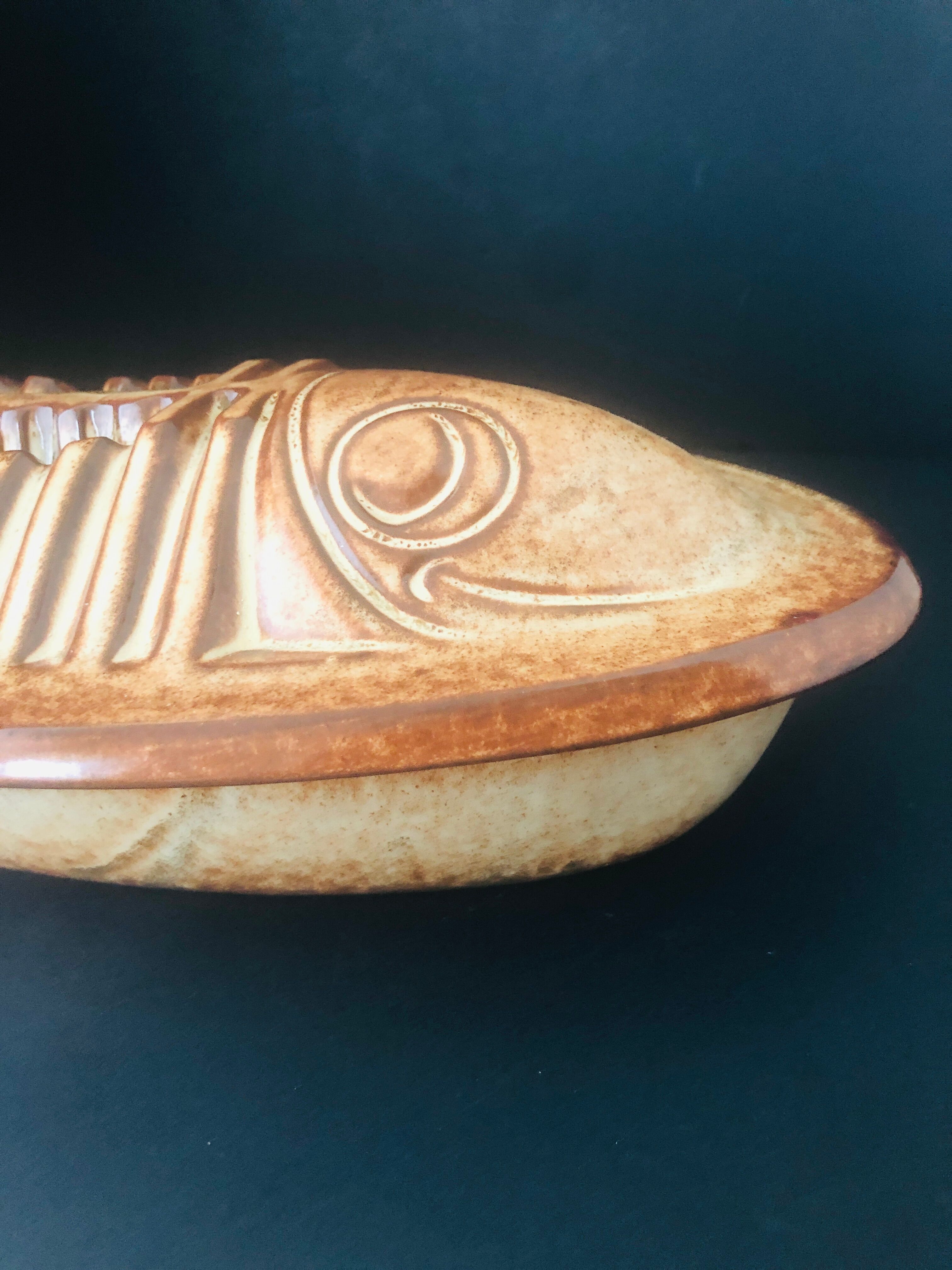 Baked dish or vintage fish terrine