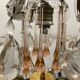 Pink Murano glass tear drop chandelier 1950’s