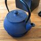 Cast iron teapot Wedding Blue Brothers