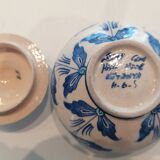 Pot chinois fleurs bleues