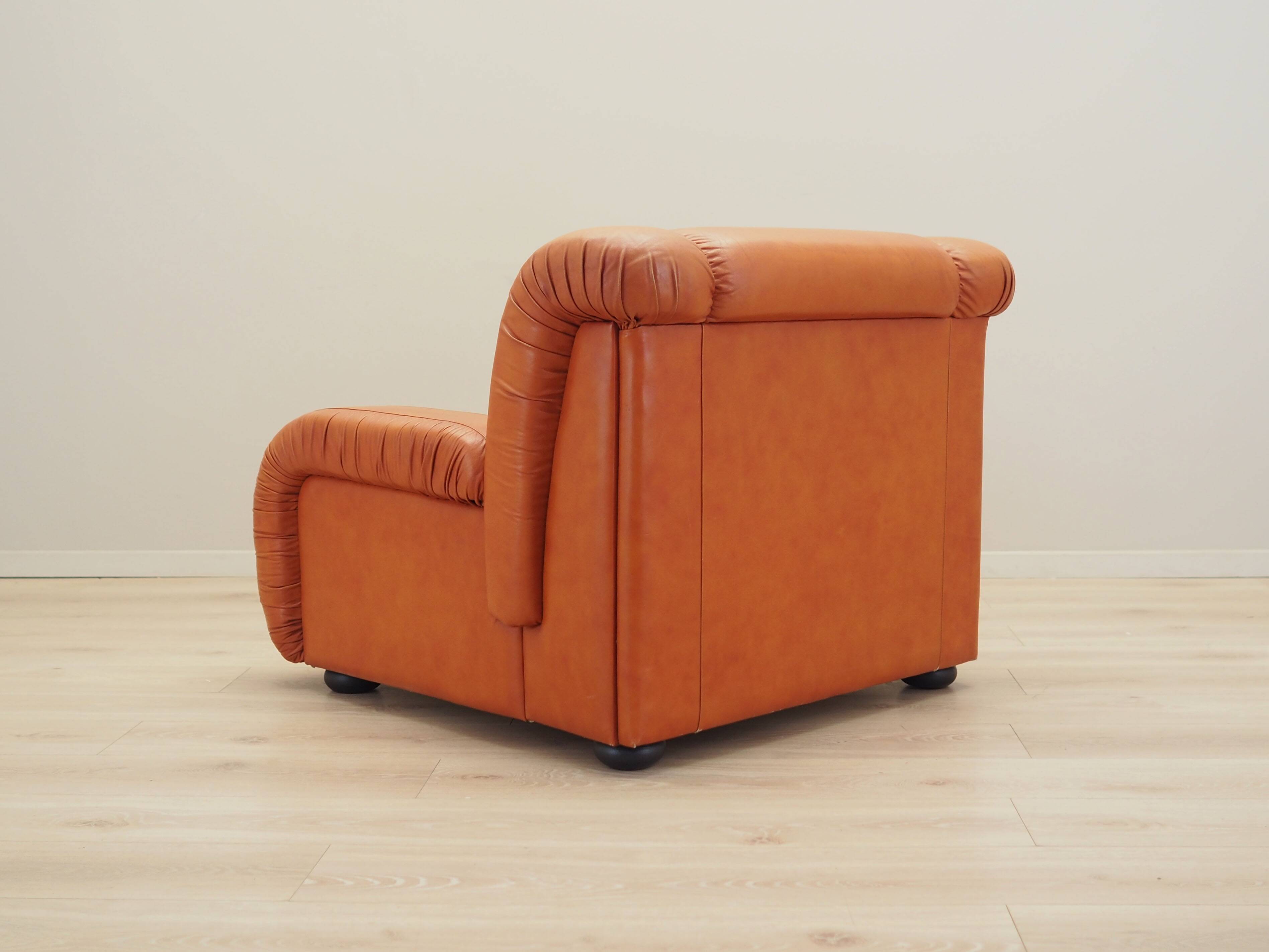 Red armchair, Danish design, 1970s, production: Denmark