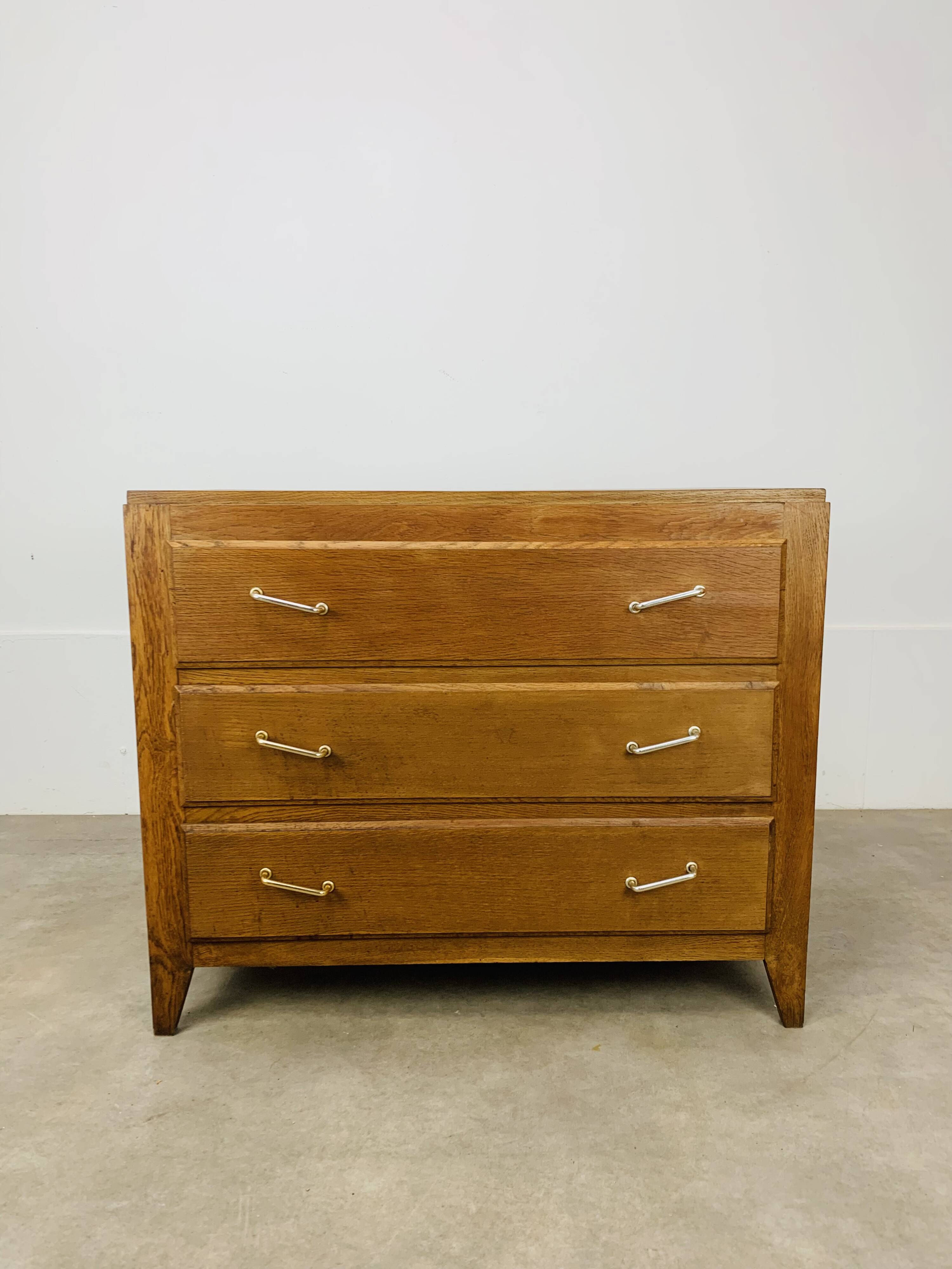 Commode pieds compas années 50, vintage