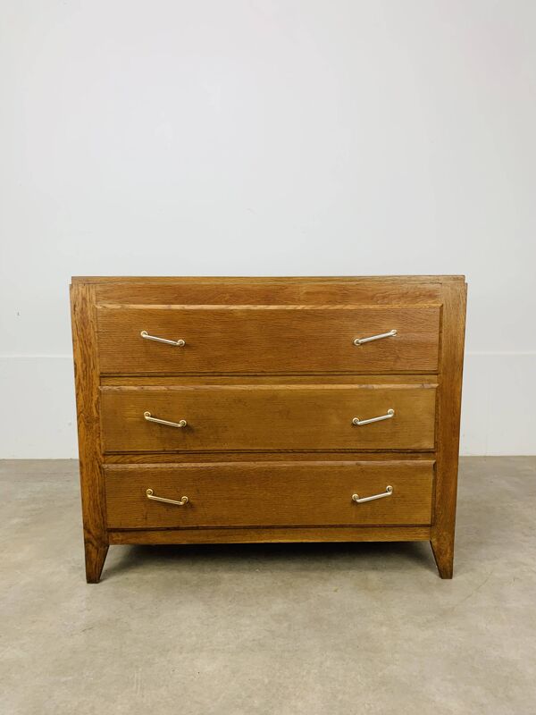 Commode pieds compas années 50, vintage