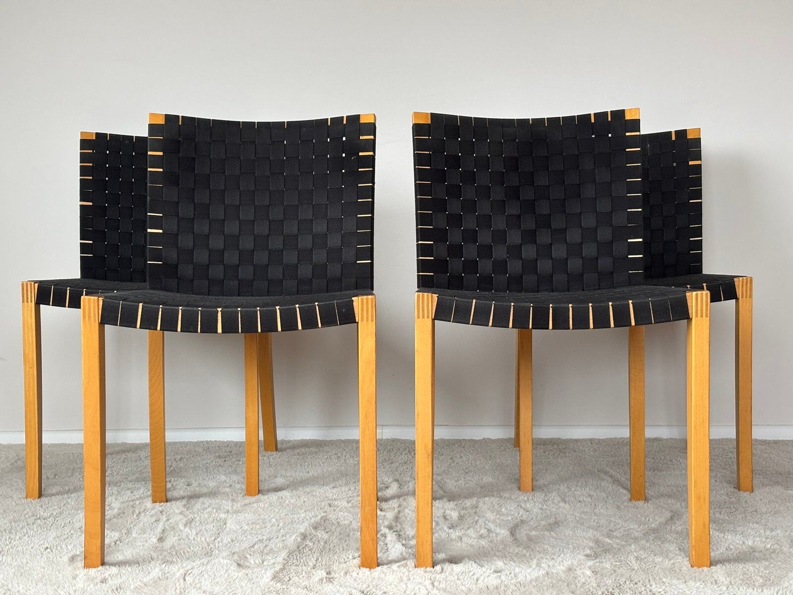 Model 737 chairs by Peter Maly for Thonet, 1990s set of 4