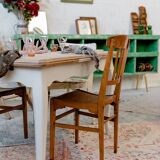 Workshop furniture – with green lockers