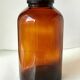 Bottle pharmacy in amber glass