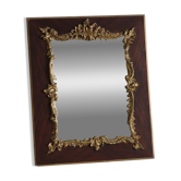 Old wooden and stucco mirror