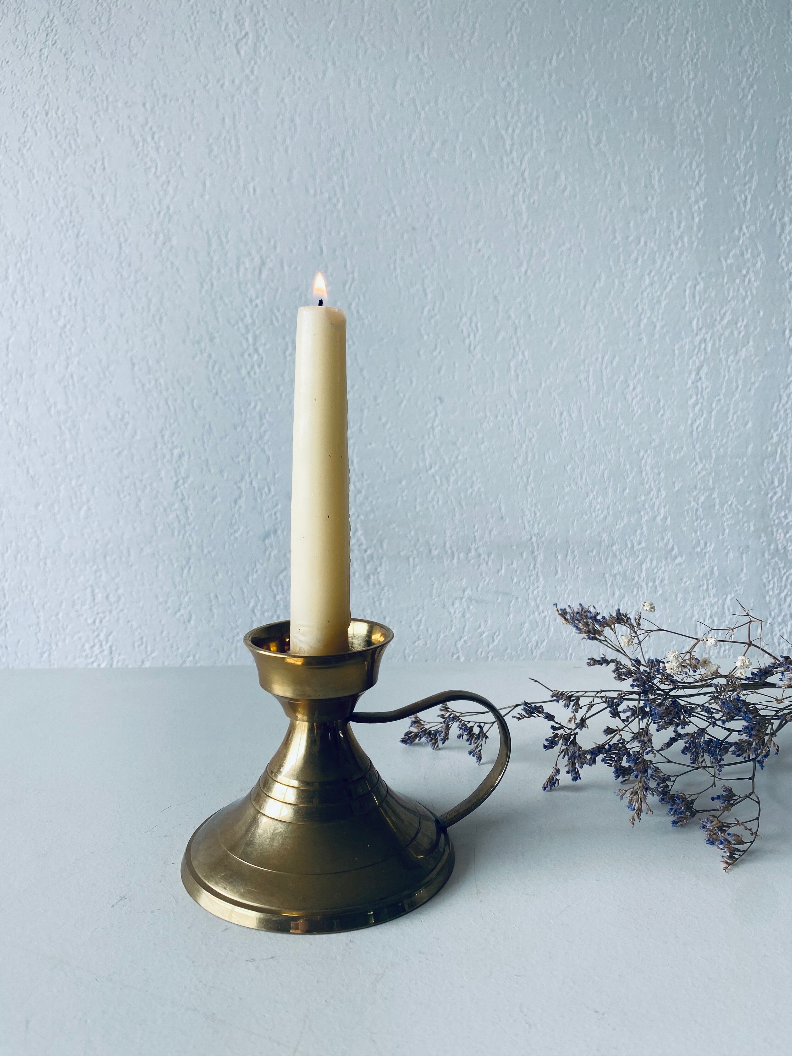 Brass candle holder