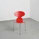 Ensemble de trois chaises "Fourmi", Arne Jacobsen, 1974