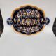 Large ceramic platter from Gien, Renaissance model, 20th century.