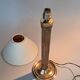 Lampe néoclassique en laiton doré 1940/1950