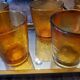 Lot de 6 verres ambré 70