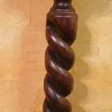 Wood standing ashtray