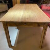 Restored wooden table