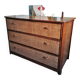Commode en rotin et bambou