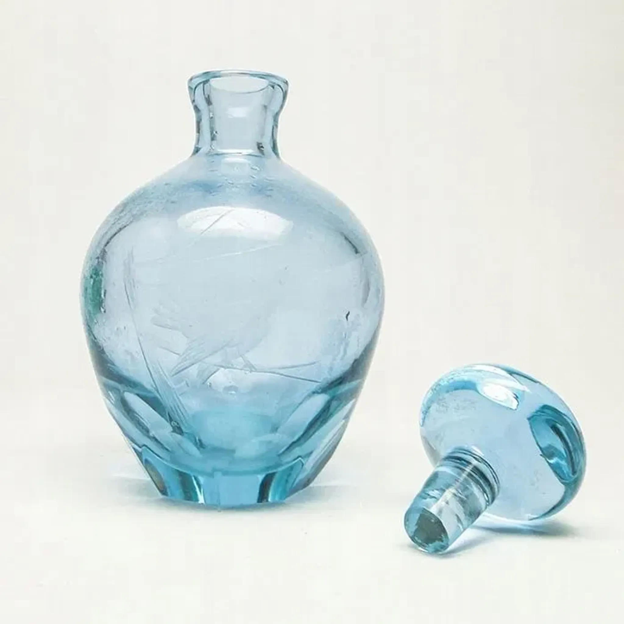 Carafe Alexandrite Moser avec Tétras