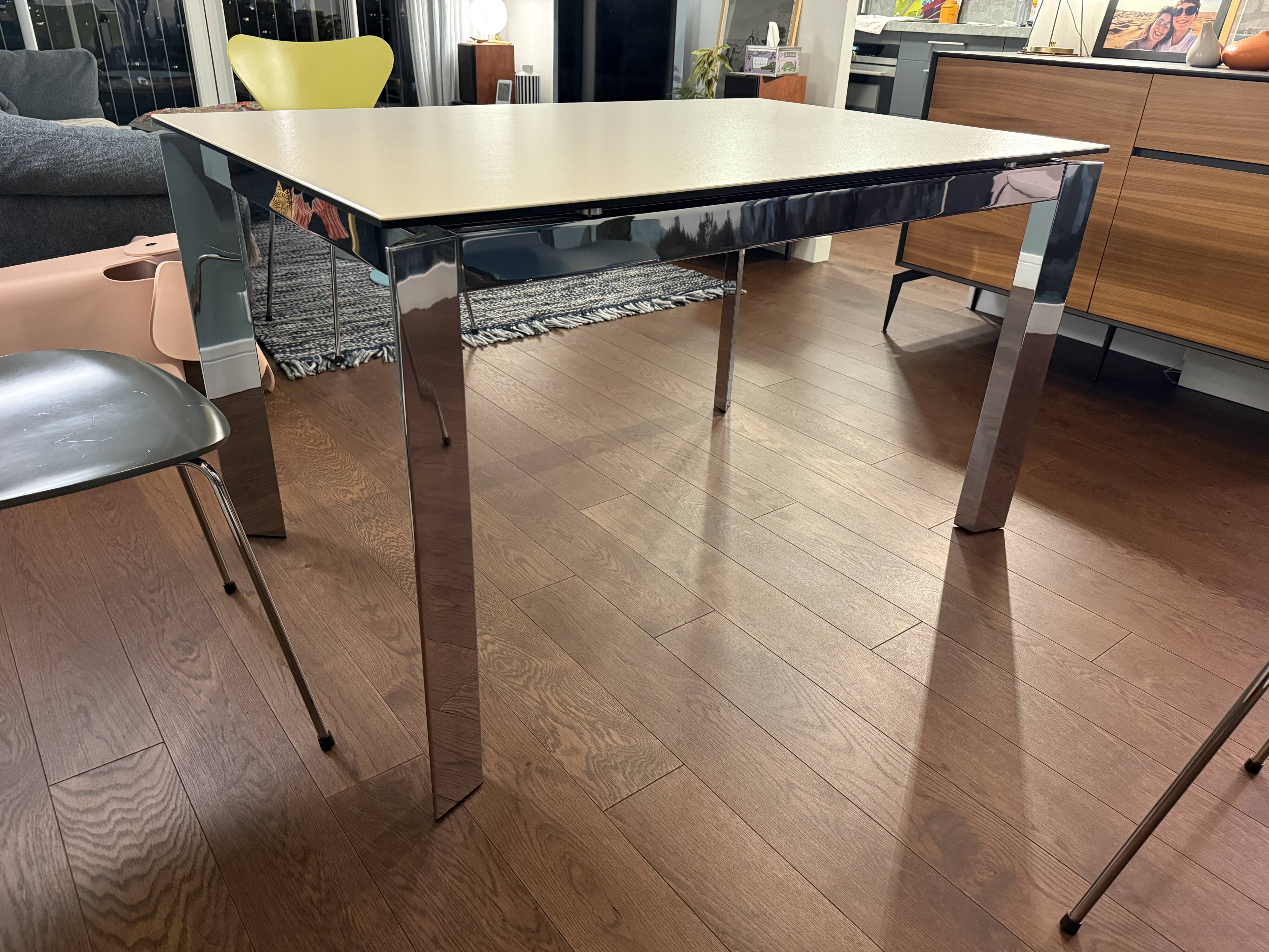 Calligaris extendable table Baron model in ceramic
