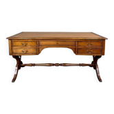 English style mahogany desk, 20th century