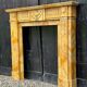 Louis XVI Style Fireplace In Yellow Siena Marble Circa 1880