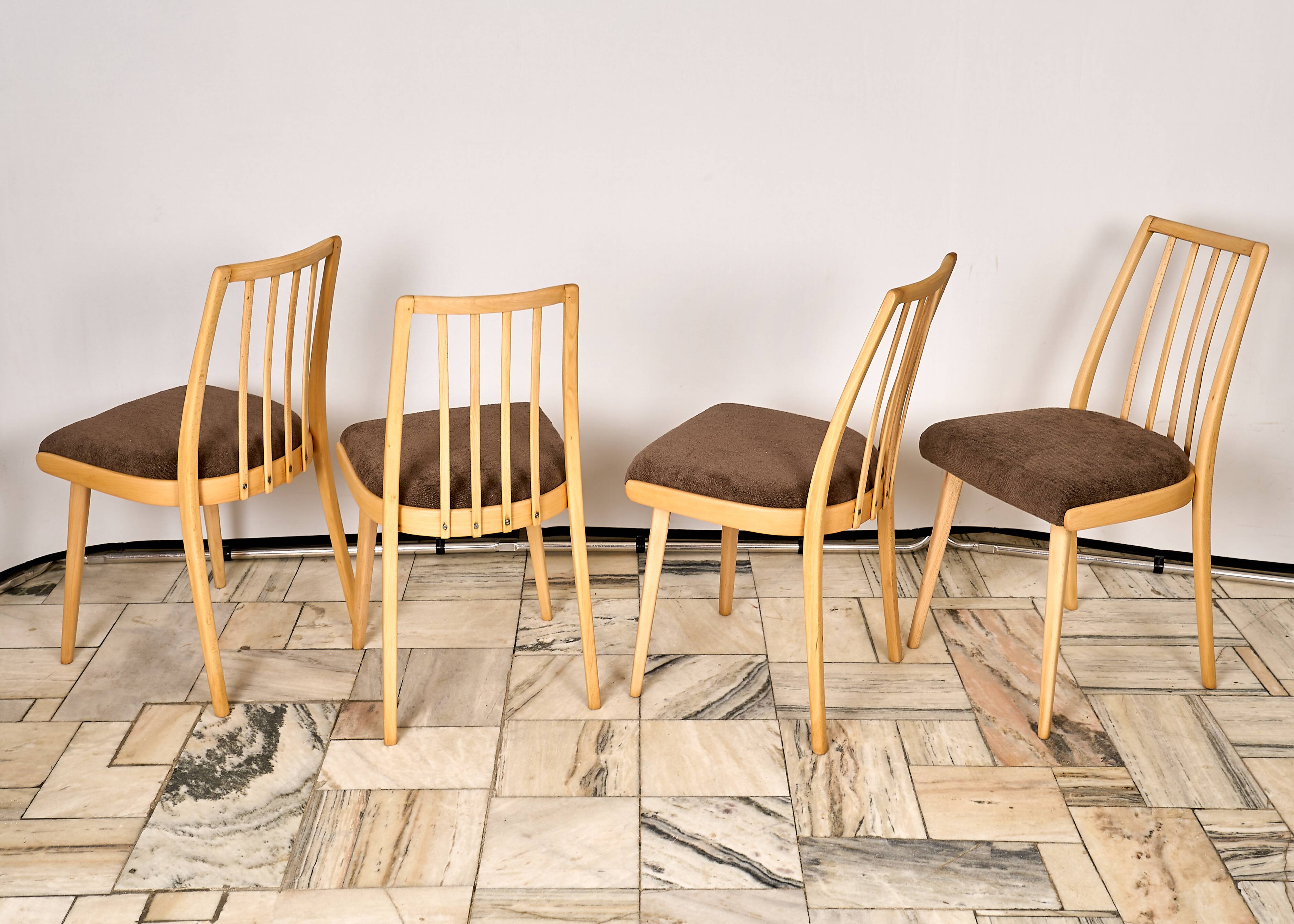 1960s Antonin Suman Dining Chairs , Set of 4