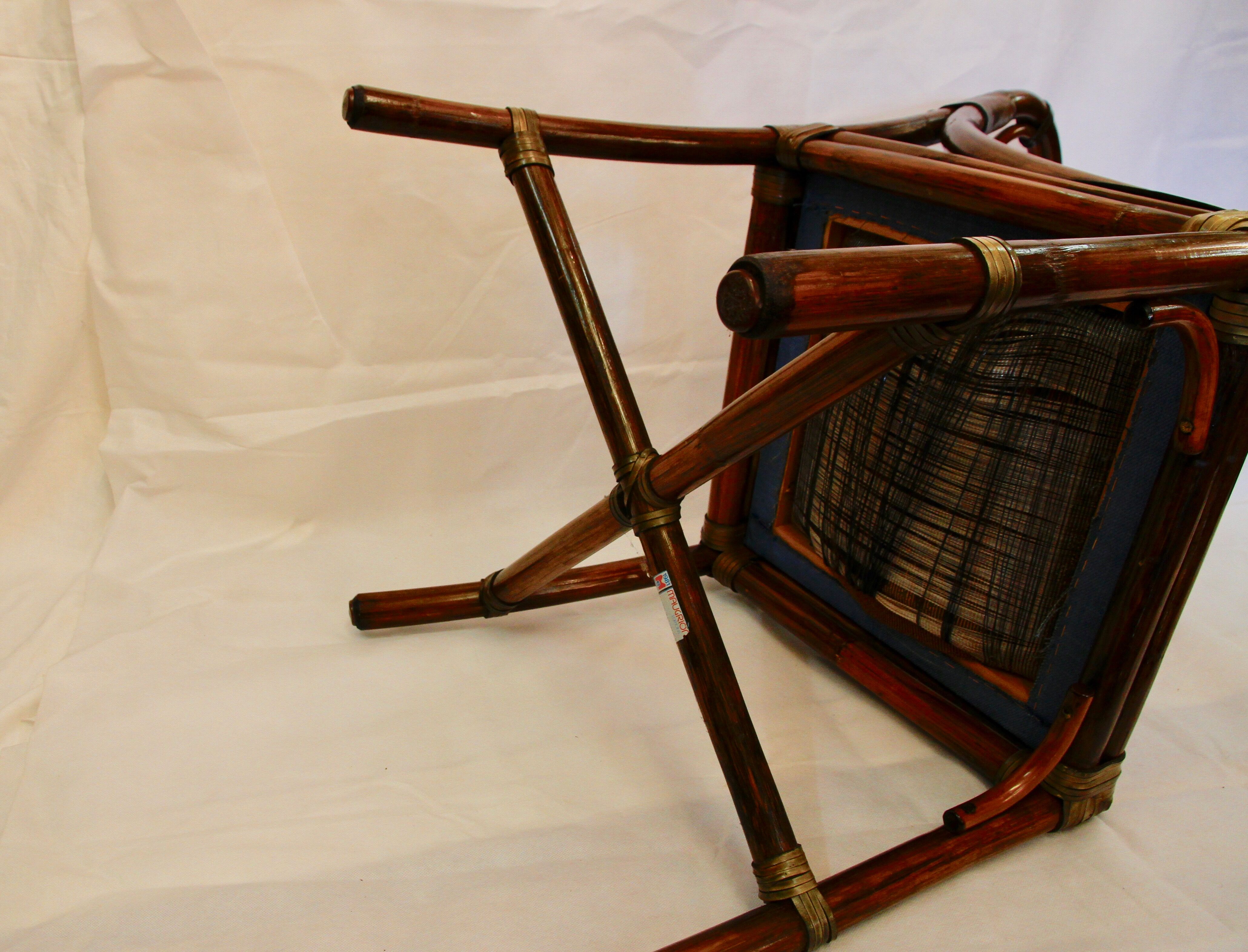 Chaise en rotin, Maugrion, XXe siècle