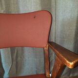 Paire de fauteuils de bridge année 50