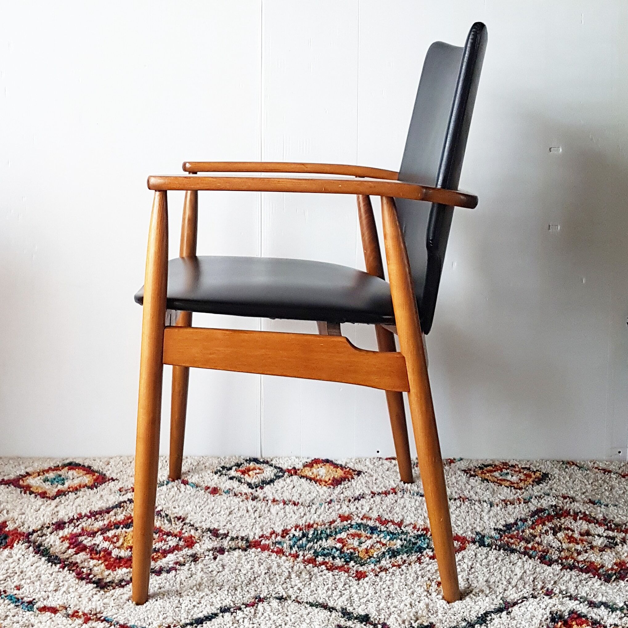 Scandinavian armchair in teak 60s