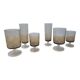 6 70's stemware