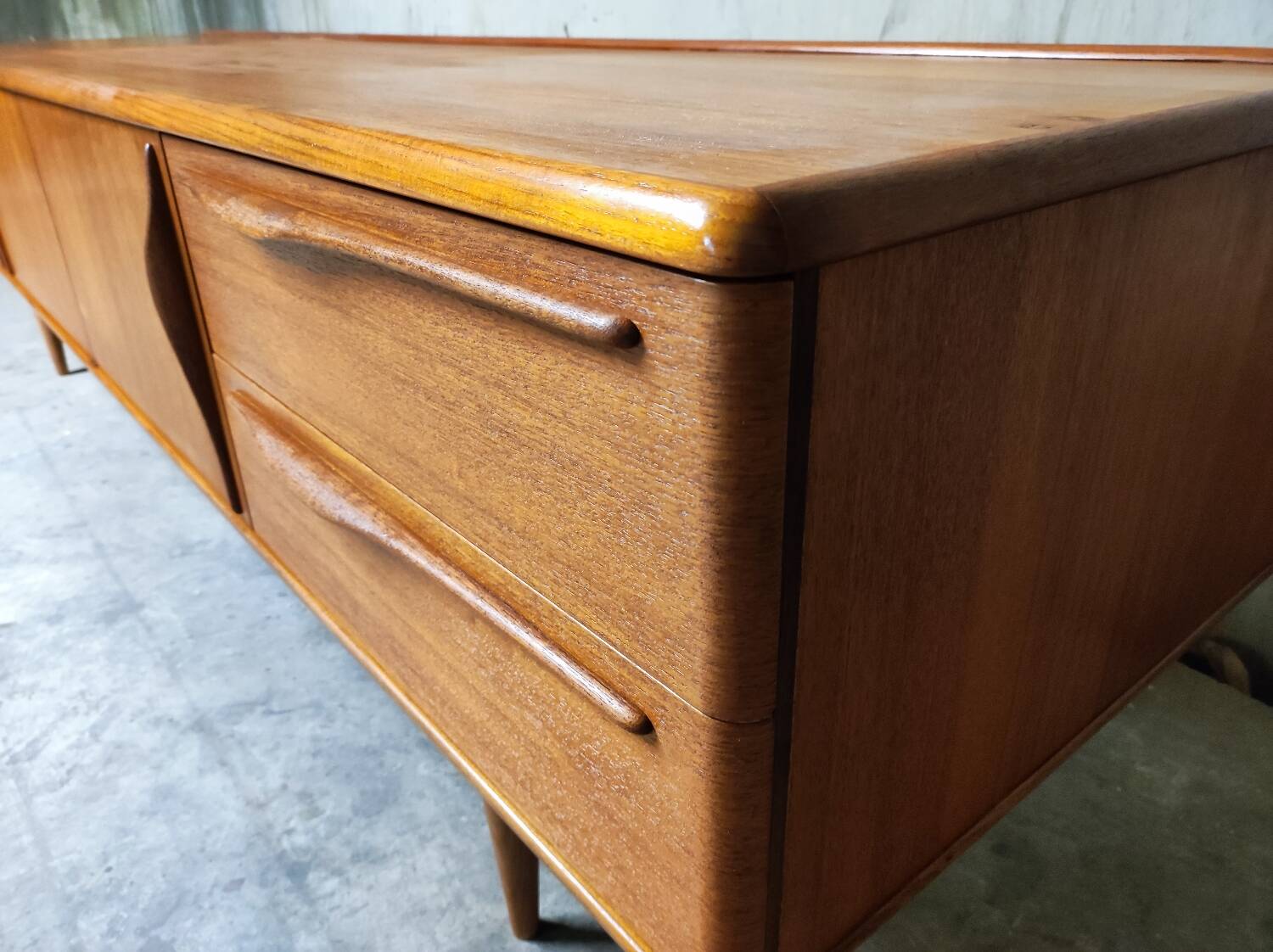 Vintage Scandinavian teak sideboard