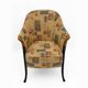 Paire de fauteuils italiens Giorgetti "Progetti", années 1980