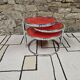Coffee table with 3 glass tops 1970"