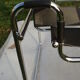 Wassilly chair in black and chrome leather byMarcel Breuer