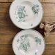 Set of 6 old hollow plates