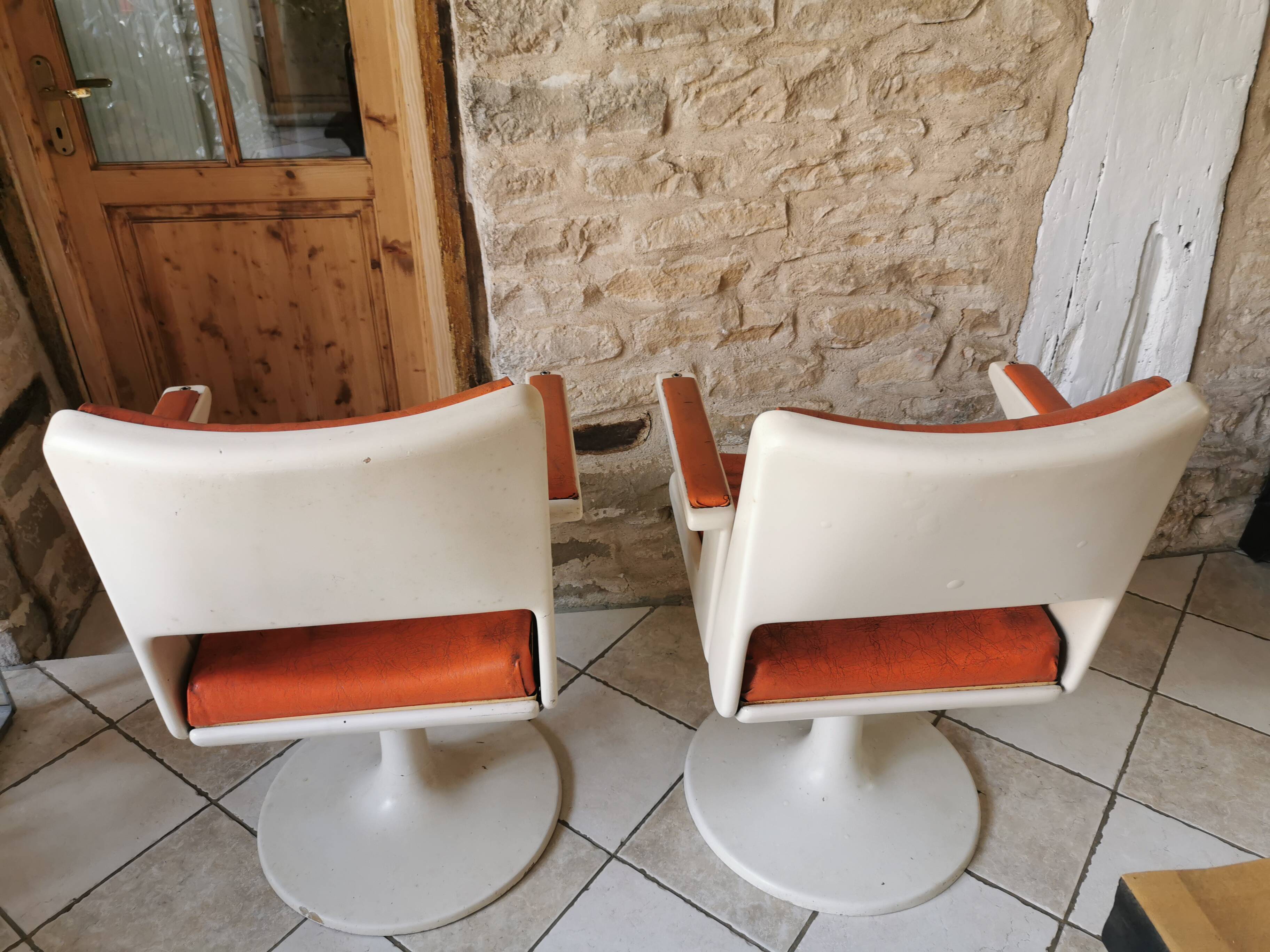 Pair of armchairs, 1970s