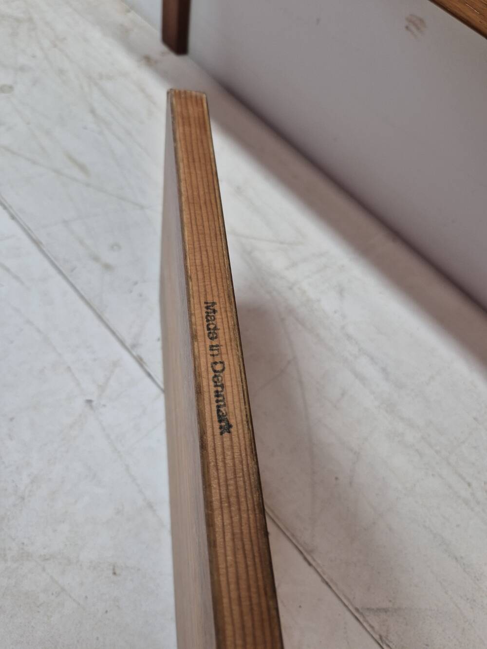 Teak shelving system, marked made in Denmark, 1960.