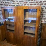 Art Deco mahogany library from the 1930s.