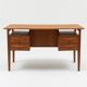 Teak Desk By Gunner Nielsen For Tibergaard, 1960s.