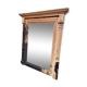 Antique trumeau mirror in oak
