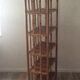 Lot 2 vintage bamboo shelves