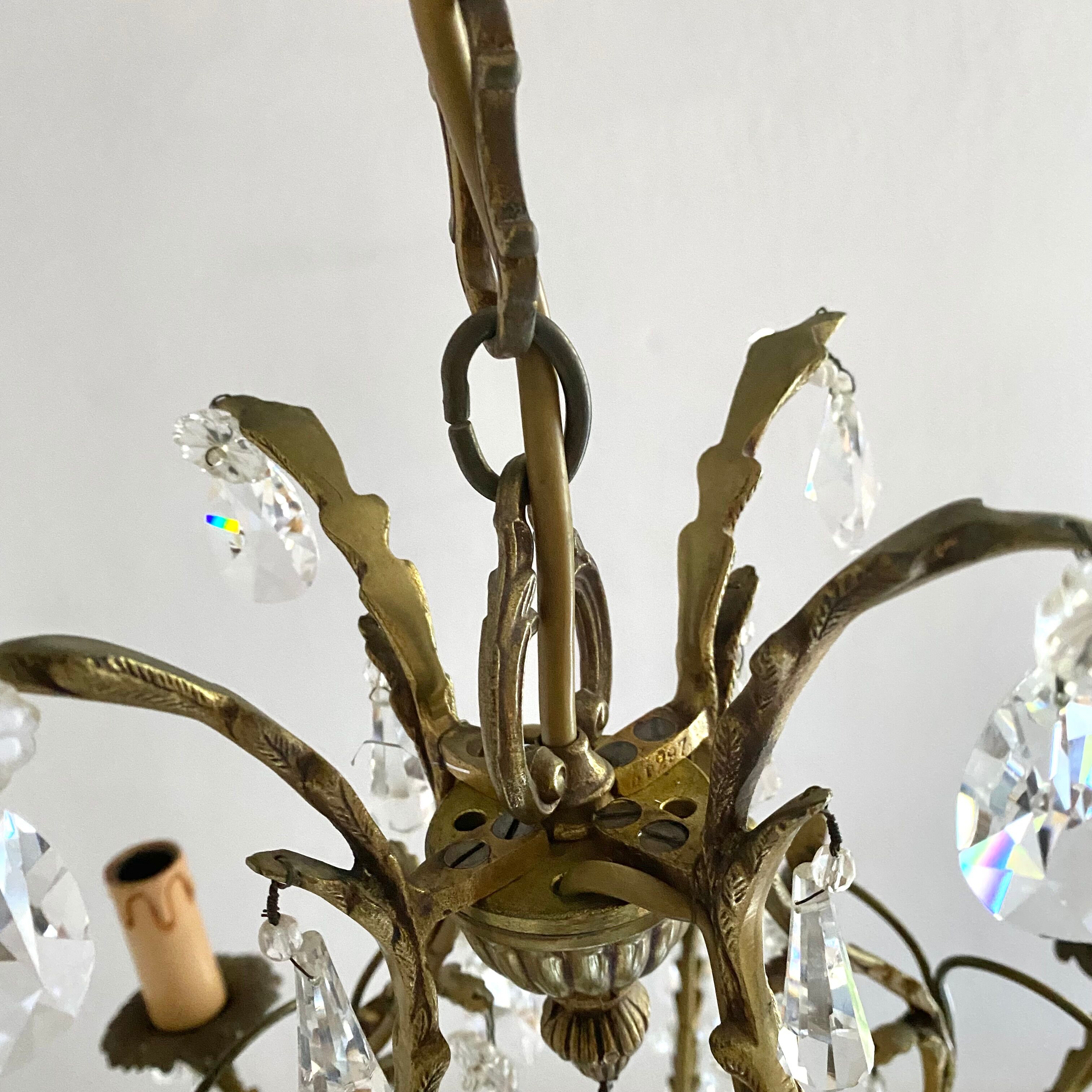 Chandelier with tassels