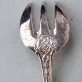 12 silverplated cake forks