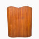 Wavy wooden screen circa 1950, Baumann by SNSA