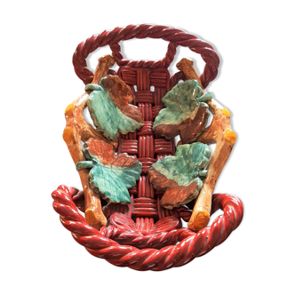 Braided ceramic compotier