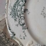 4 plates at the end of 1800 by Gien