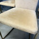 Vintage brass dining chairs by Belgochrom, 1970s