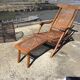 Chaise longue de pont années 30