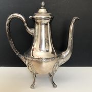 Service à café en métal argenté