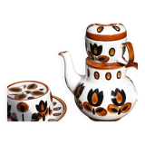 boch kimono coffee maker + filter + cake plate with lid